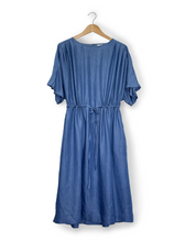Midi Dress aus reinem Tencel™ in blue denim