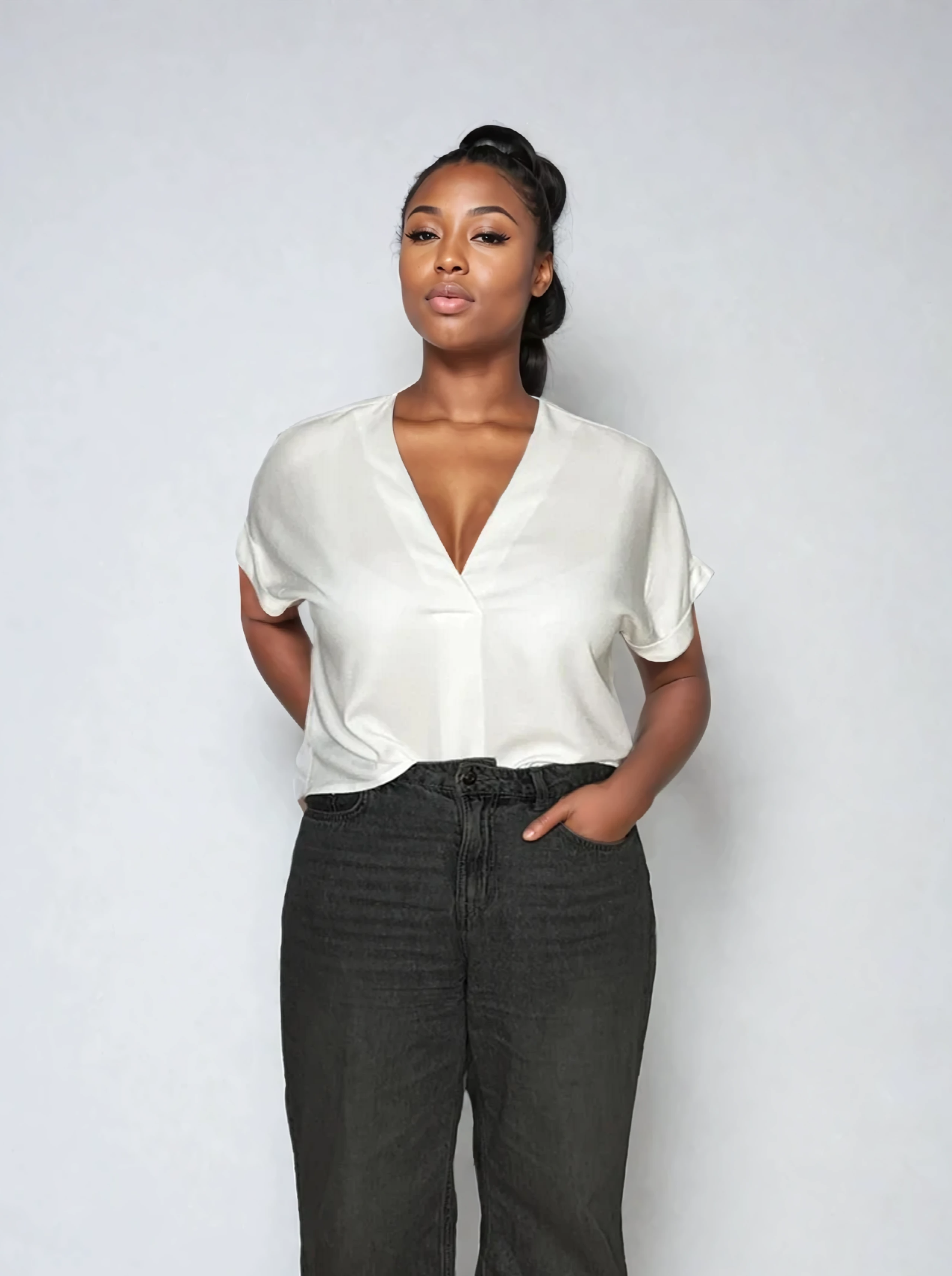 Bluse Sam - white