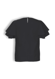 Bluse Frilli in black