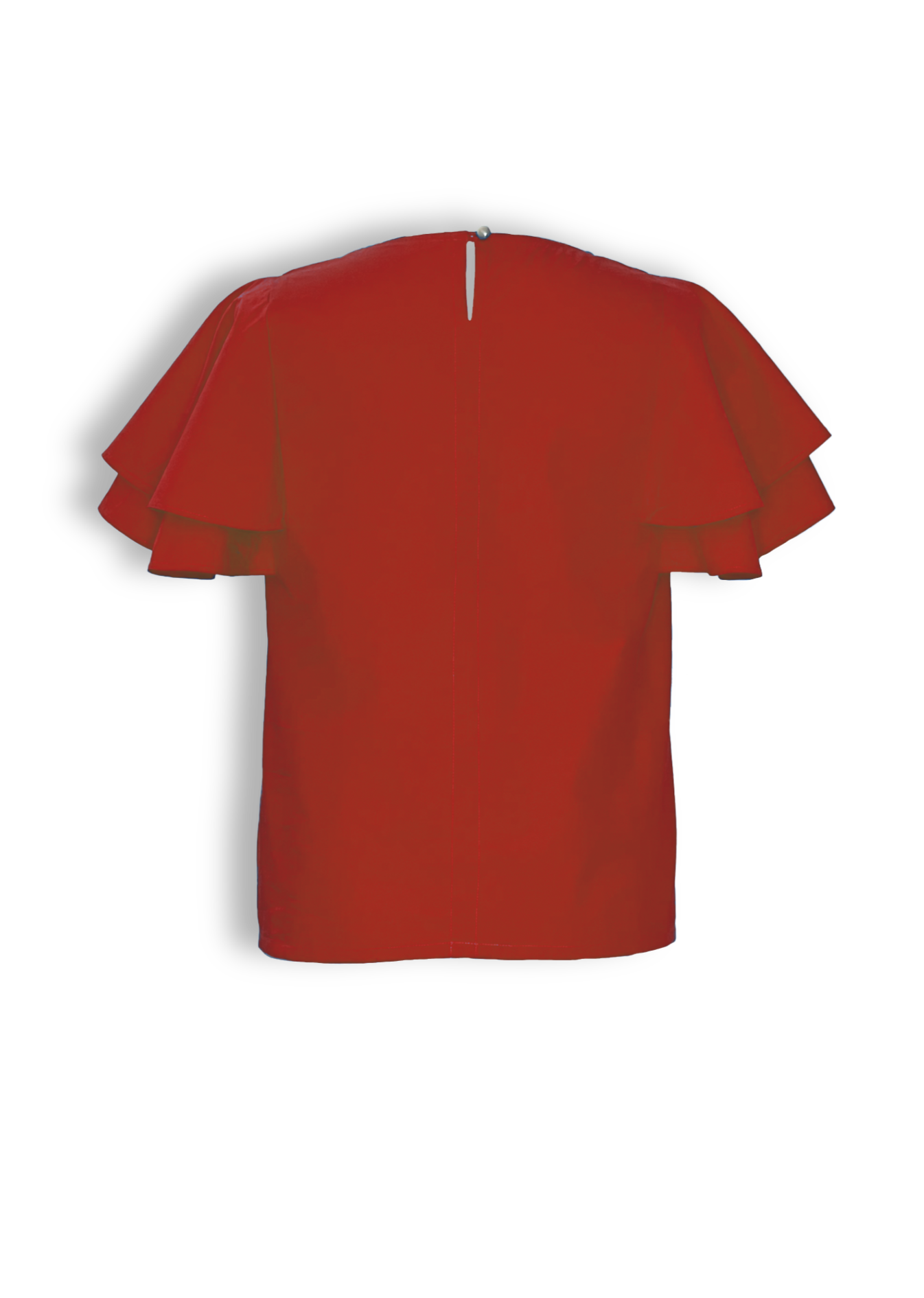 Bluse Frilli in chili red