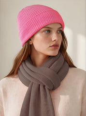 COMING SOON:  Modische Mütze aus Cashmere-Mix - chamallow