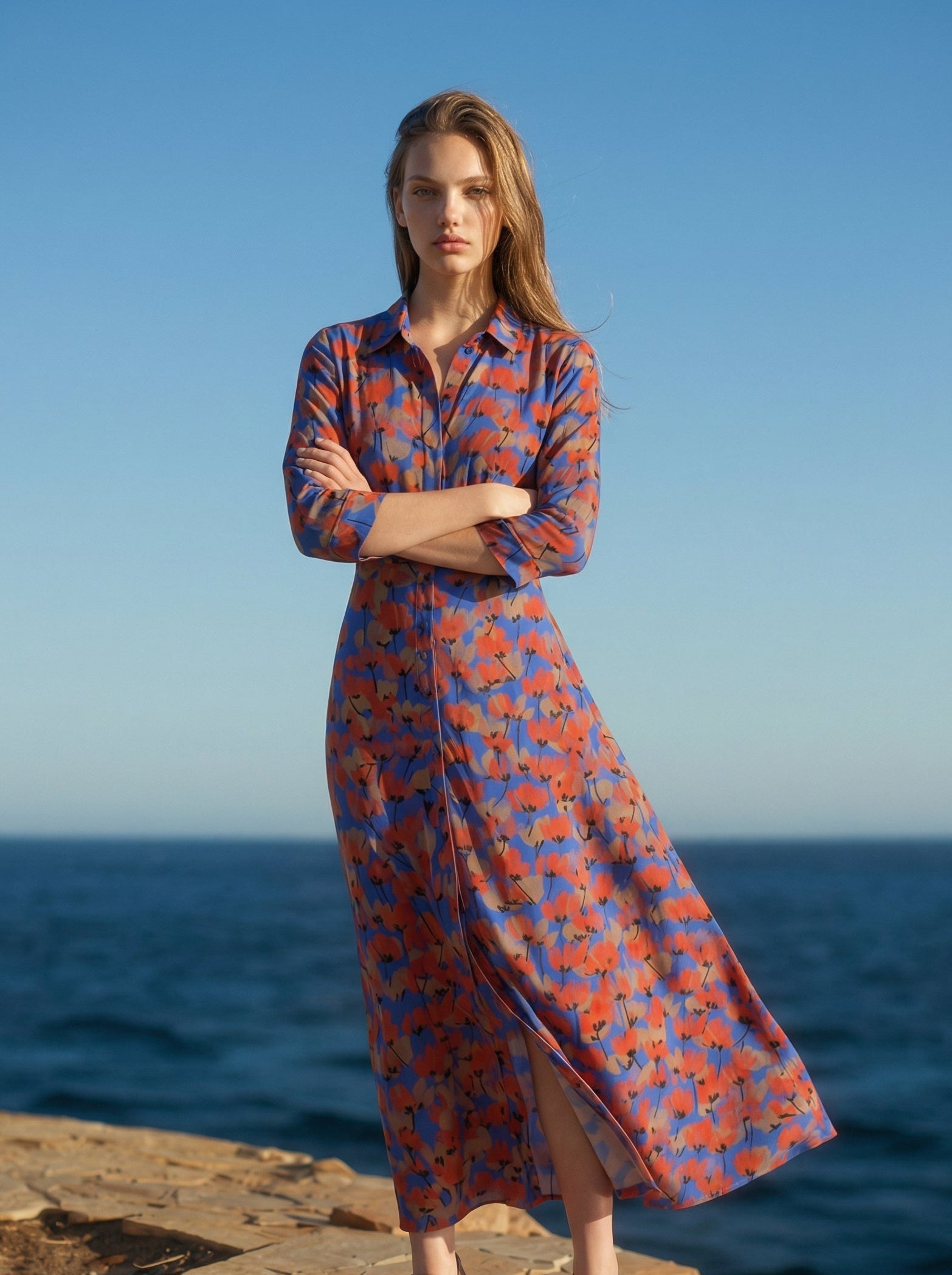 Printed Maxi Dress