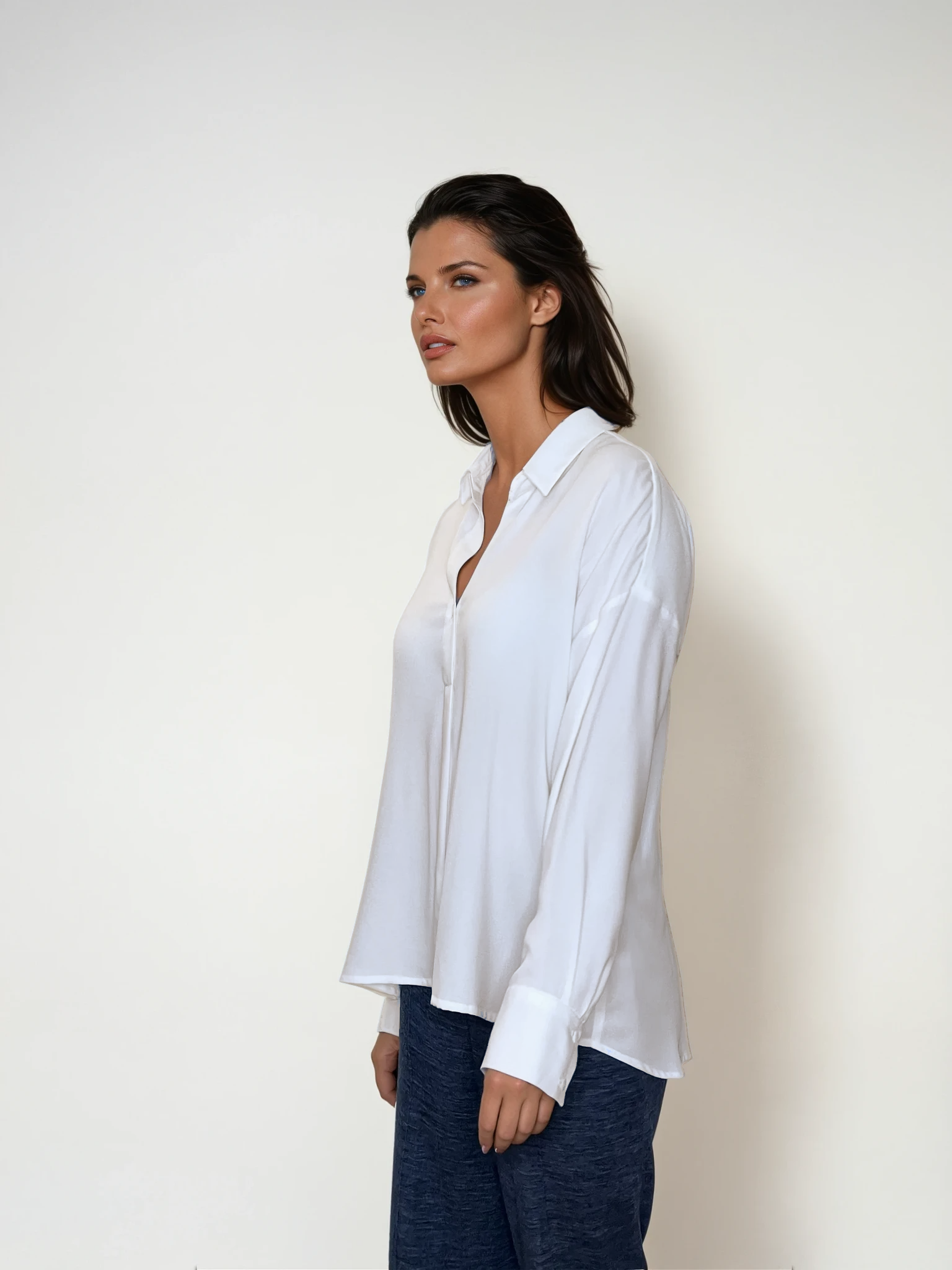 Bluse Raza in white