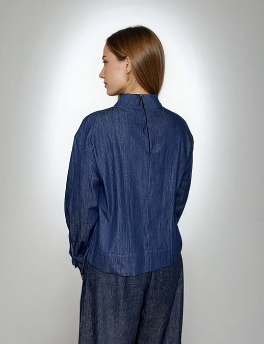 Bluse Hanna - dark denim