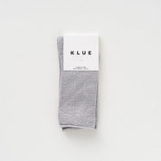 Lurex Socken - light grey