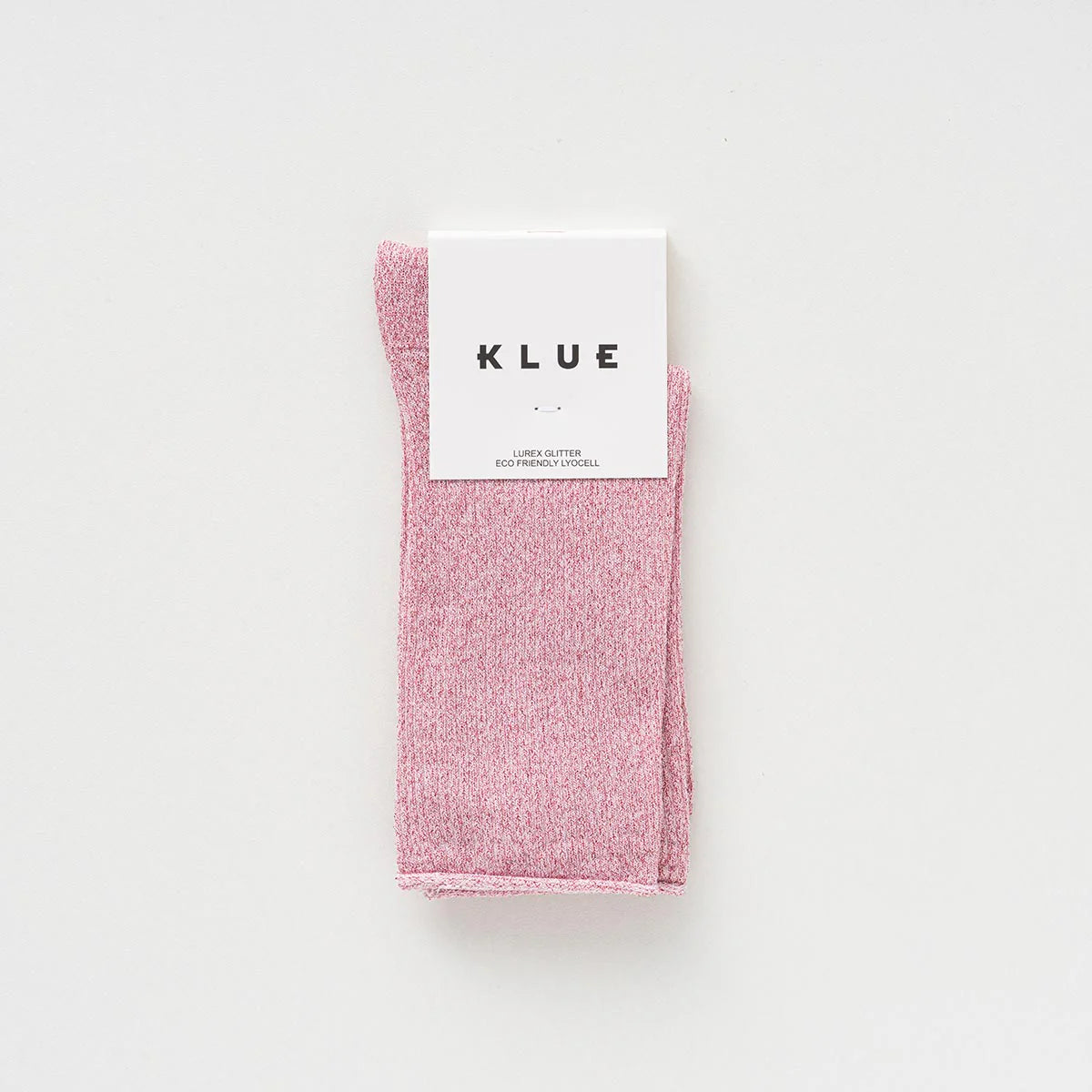 Lurex Socken - pink