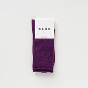 Lurex Socken - purple