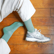 Lurex Socken - mint green