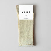Lurex Socken - lemon