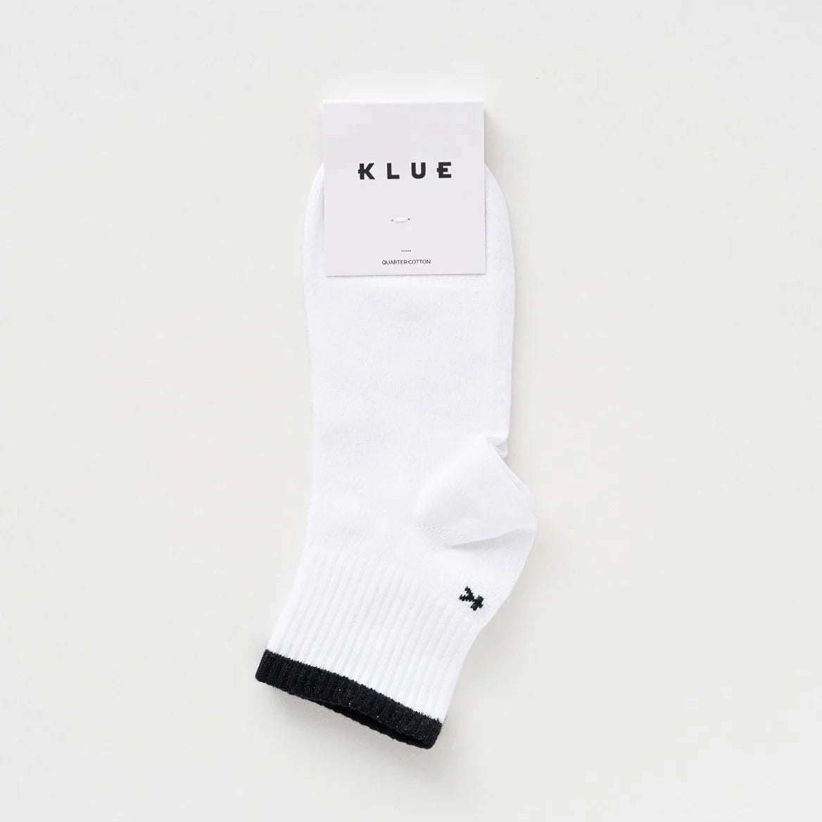 Socken mit Blende - white