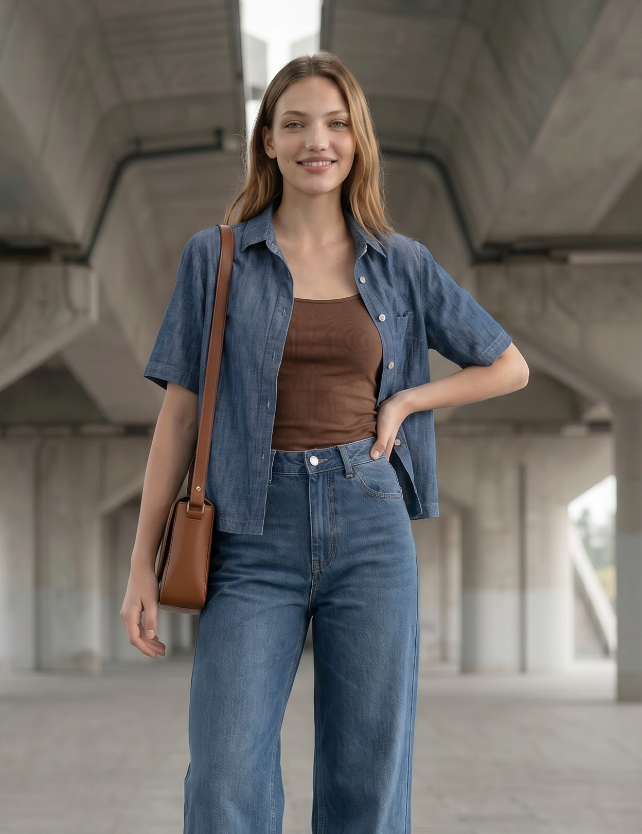 blousesmiltje_statementpiece_purecottondenim_Harper_2frontal.png