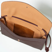 Cute Clutch - suede burgundy