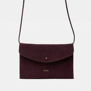 Cute Clutch - suede burgundy