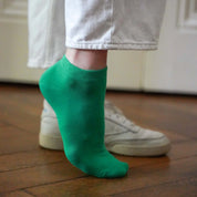 kurze Socken - electric green