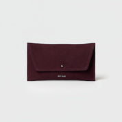 Mini Envelope - suede burgundy