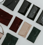 Mini Envelope - suede caramel