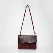 Phone Bag Medium - mix croco burgundy