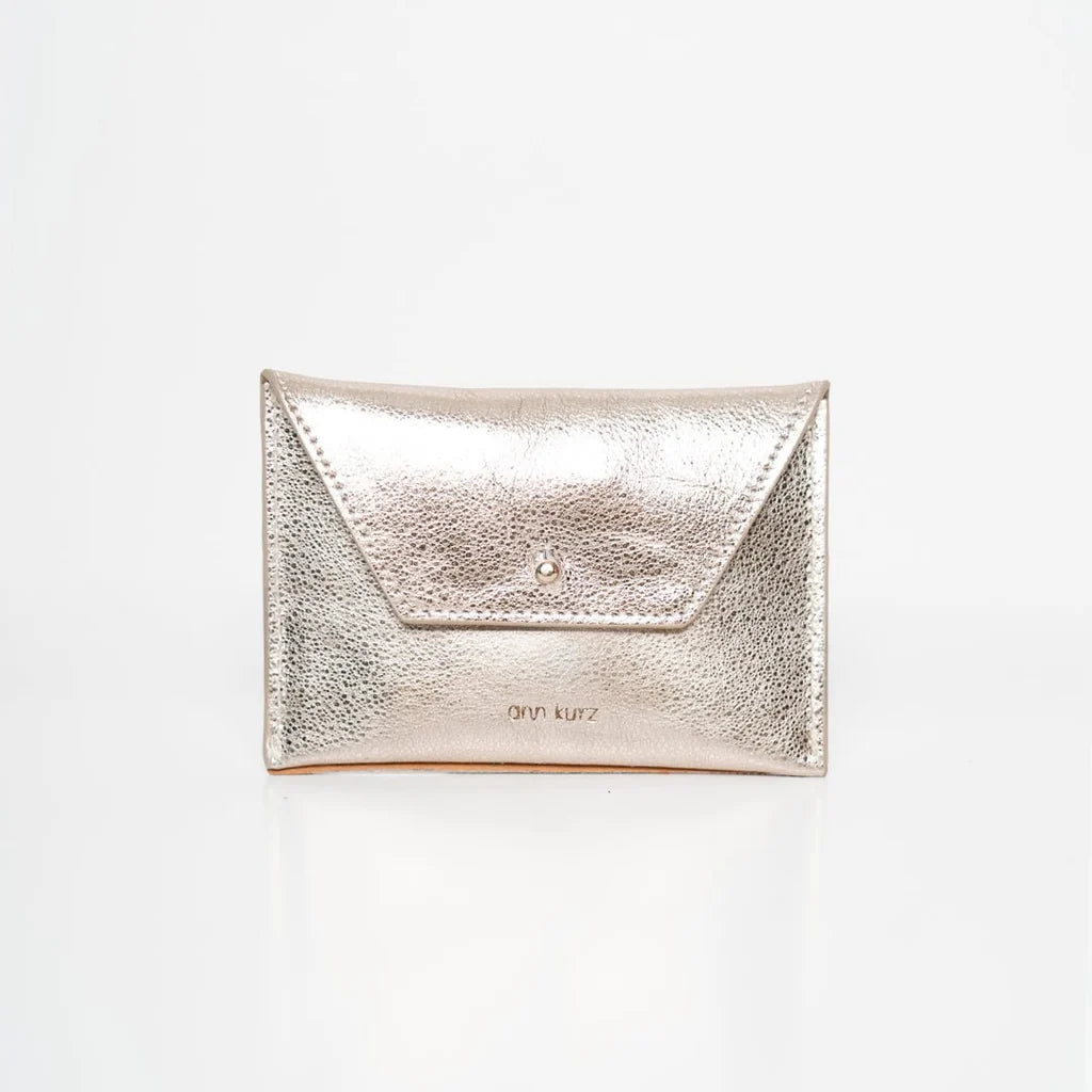 Mini Purse - metallic platin